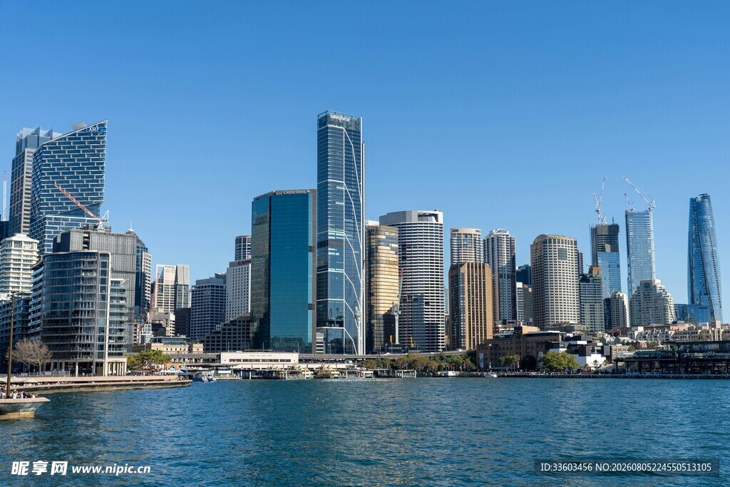 城市滨水天际线景观