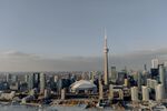 多伦多城市天际线景观