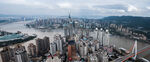 城市天际线俯瞰壮丽景观