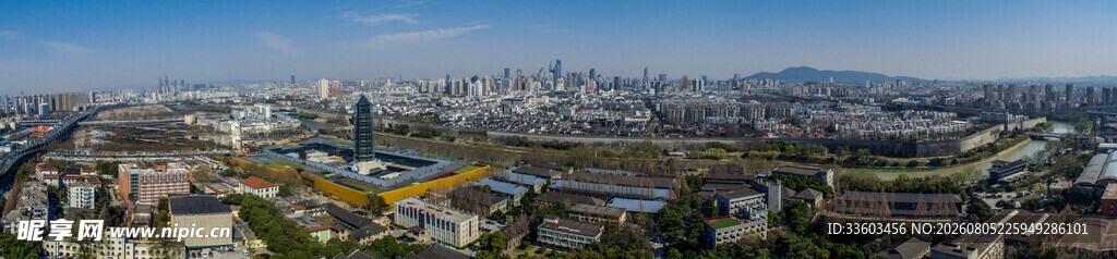 城市全景风光图