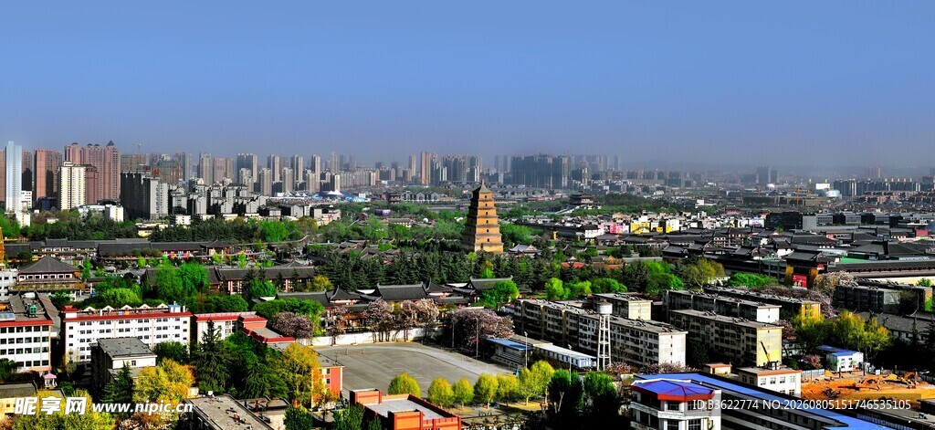 城市景观俯瞰图