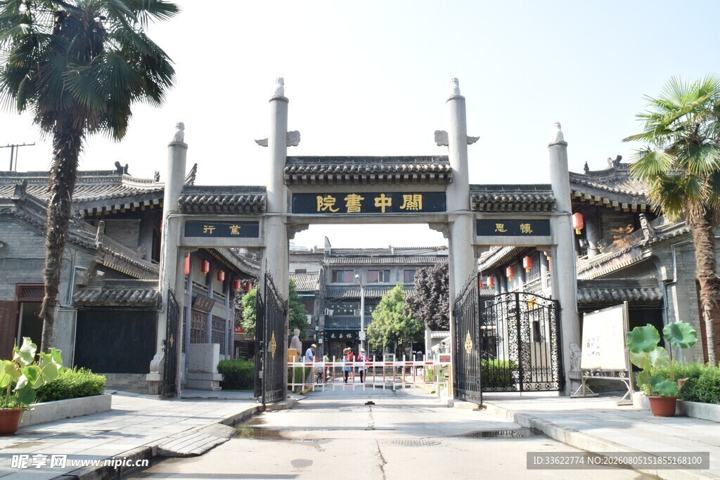 中式古典牌坊建筑景观