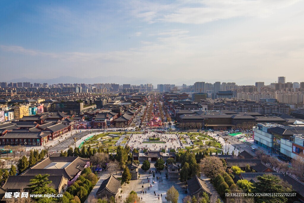 城市全景俯瞰图