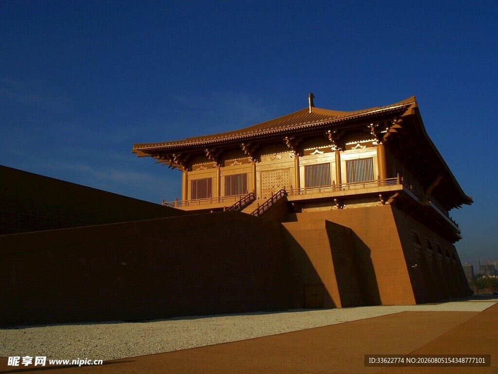古朴中式建筑外观