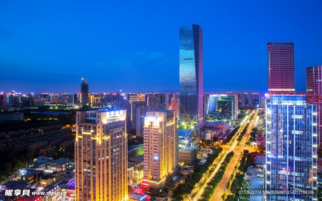 都市璀璨夜景