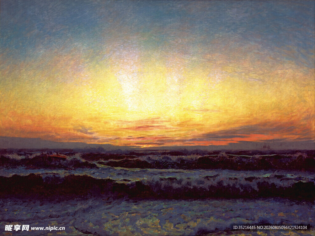 海上日落美景