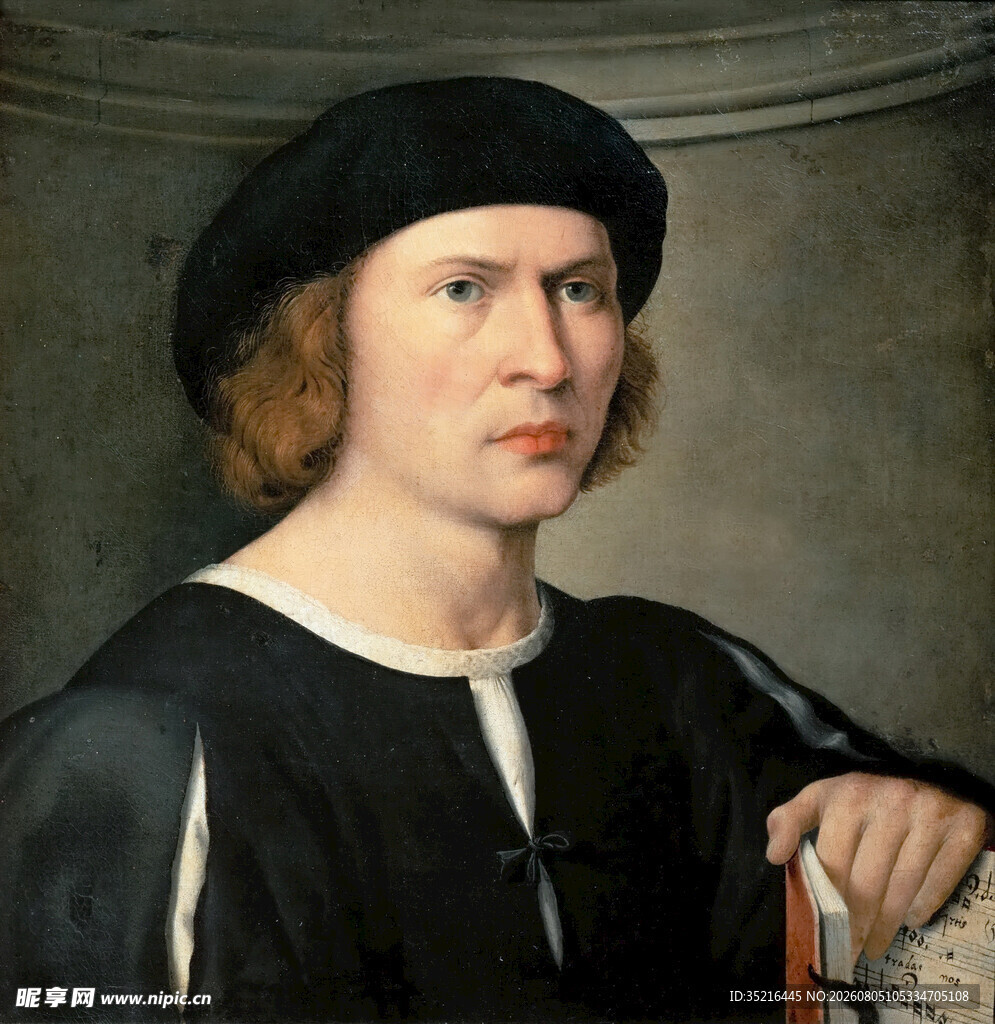 文艺复兴男子肖像画