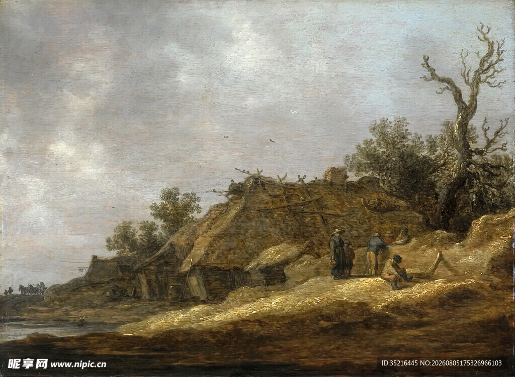 乡村风景油画