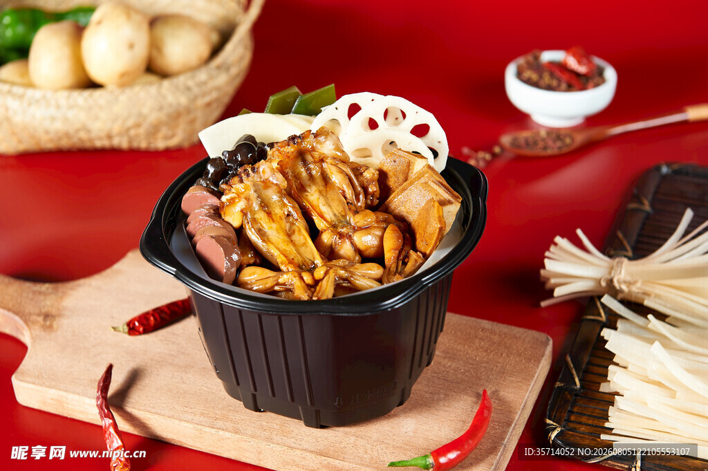 美味小吃桶食材丰富多样