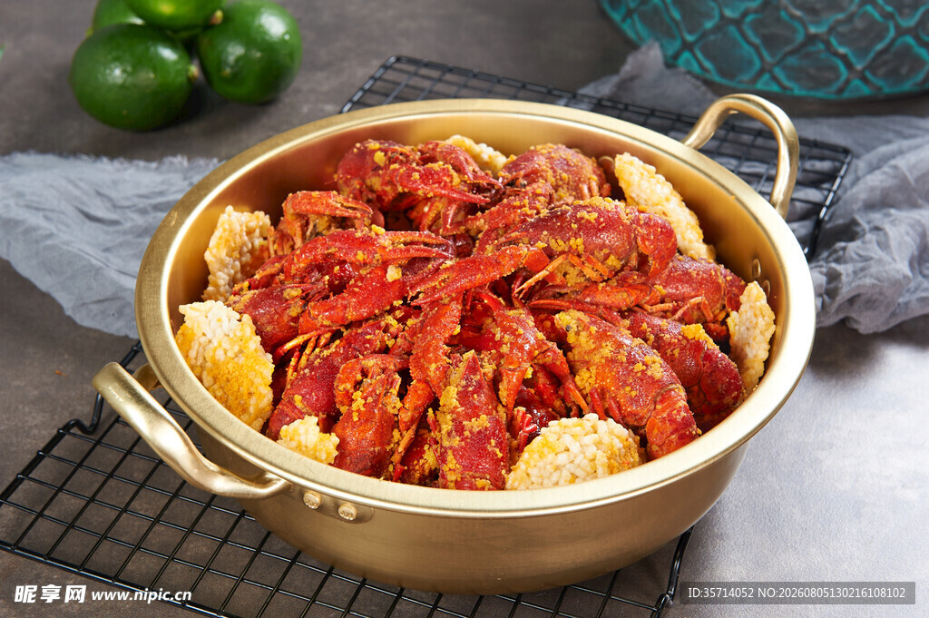 美味香辣龙虾 诱人佳肴