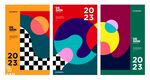 2023创意日历设计海报