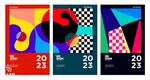 2024创意几何风格海报设计