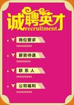 诚聘英才招聘海报