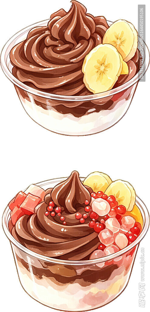 美味分层甜品视觉与味觉盛宴
