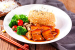 红烧肉盖浇饭
