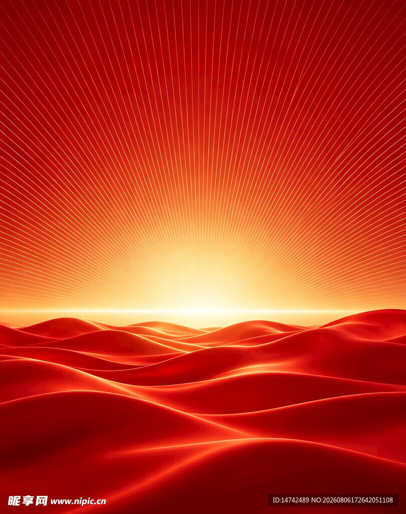 红色背景