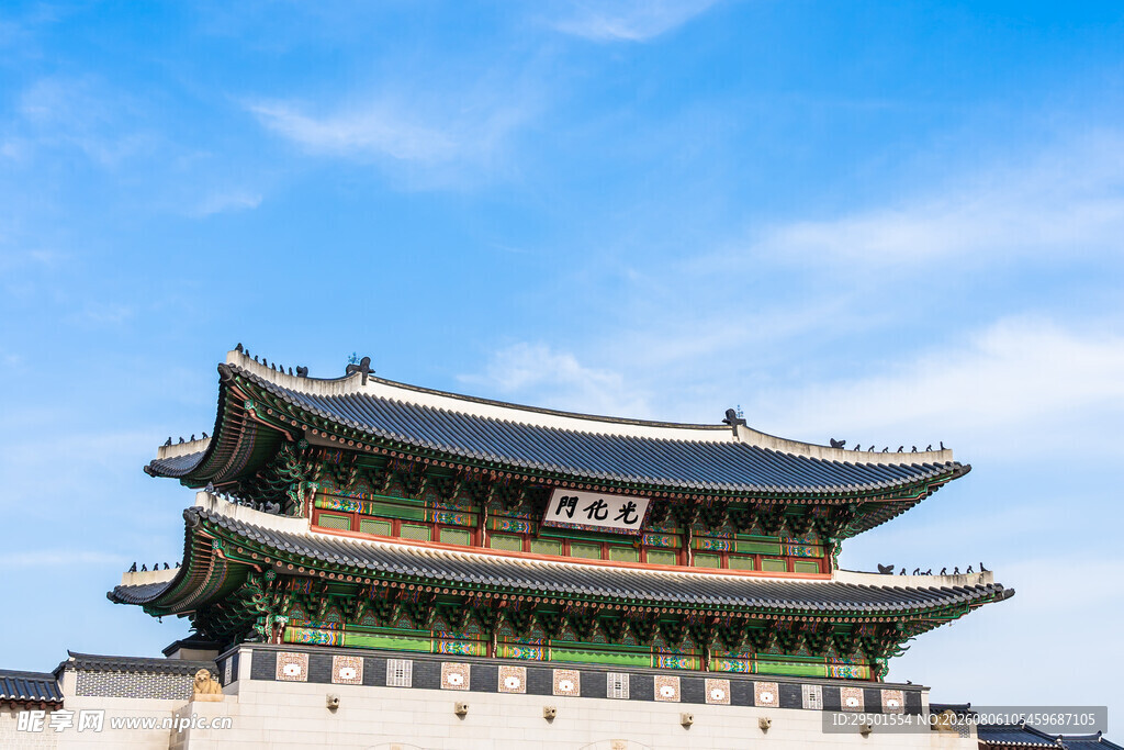 首尔景福宫传统建筑景观