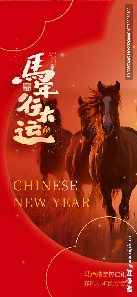 马年行大运海报