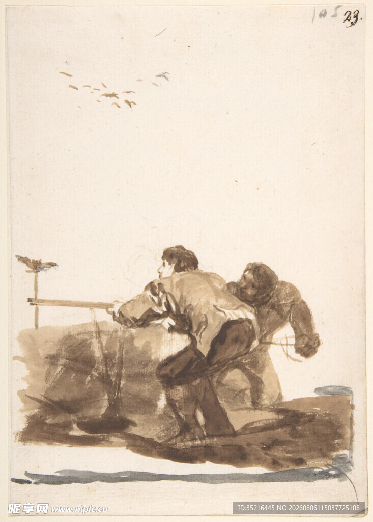 古代战斗场景画作