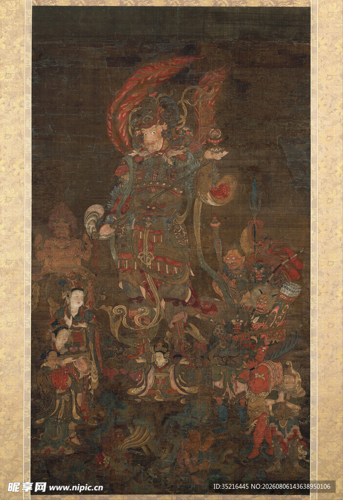 古代战争场景绘画