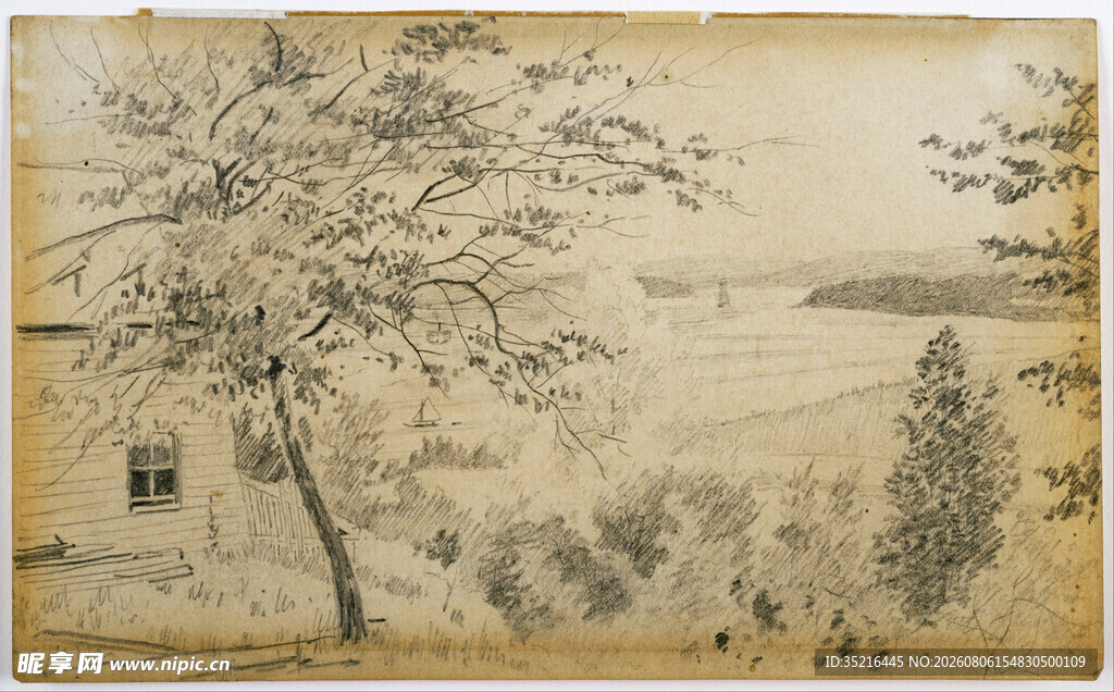 古典山水风景绘画
