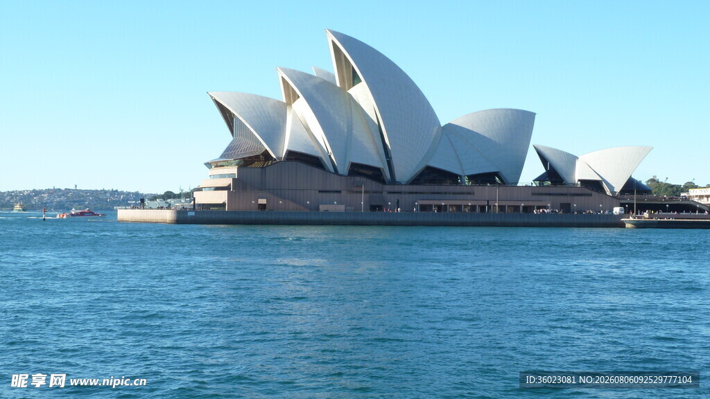 悉尼歌剧院碧海蓝天美景