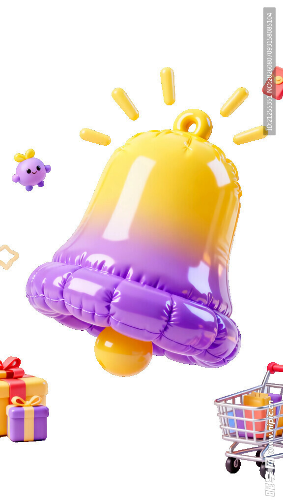 可爱铃铛造型儿童玩具
