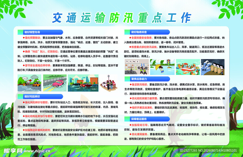 交通运输防汛工作