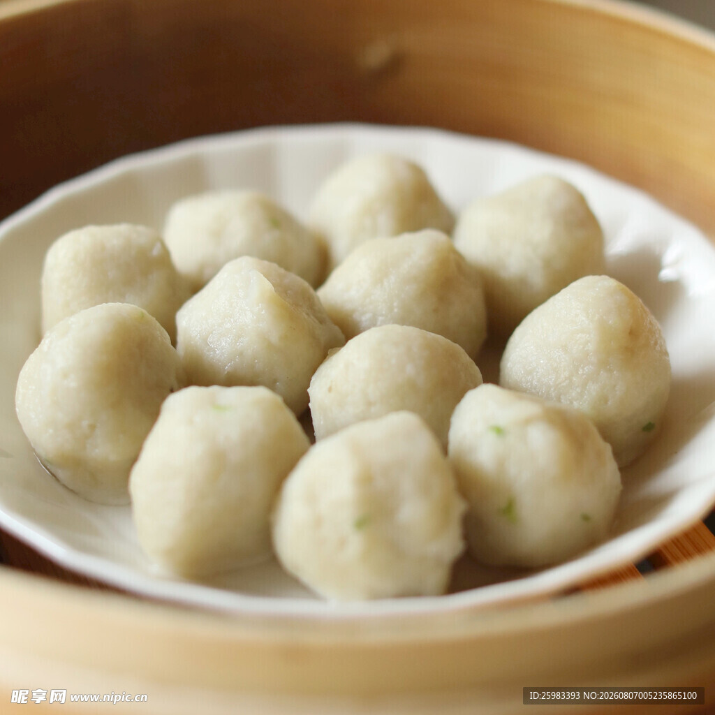 蒸鱼丸