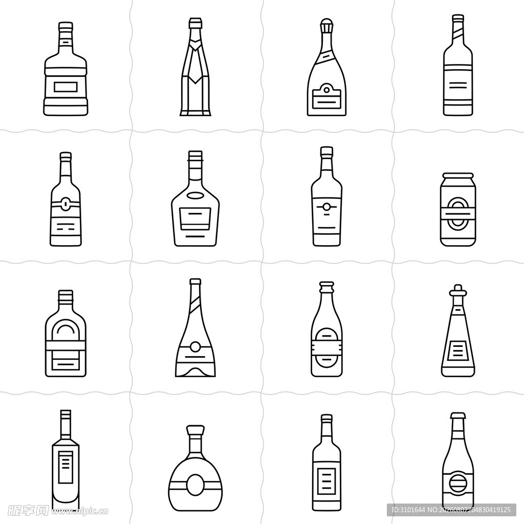 酒瓶图标