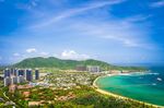 美丽海滨城市风光
