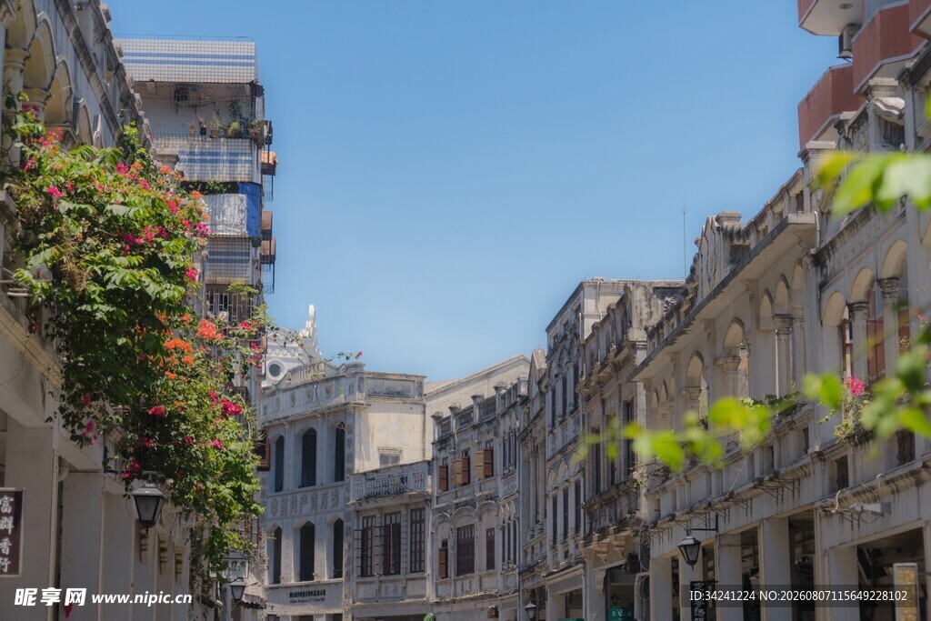 欧式街道建筑景观