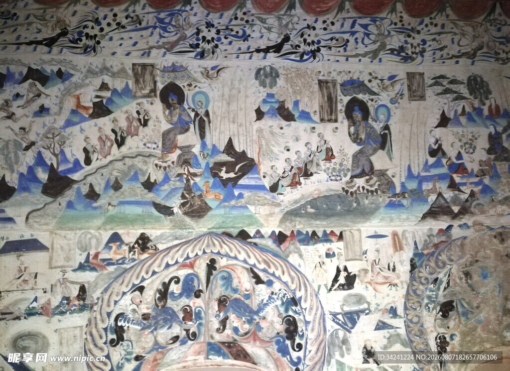 敦煌壁画精美场景展示