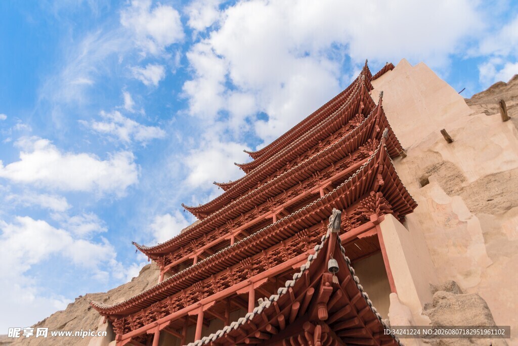 敦煌古建筑飞檐斗拱之美