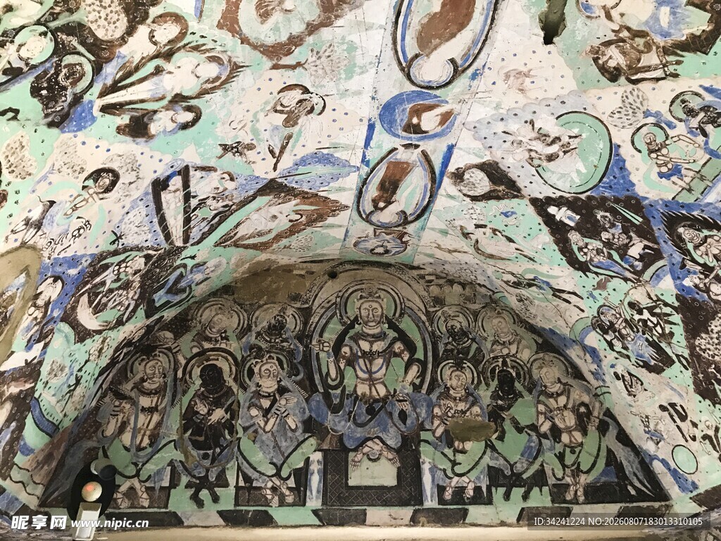 精美穹顶壁画艺术景观