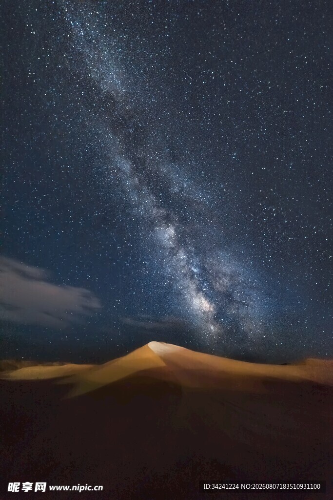 沙漠夜空下的璀璨星河