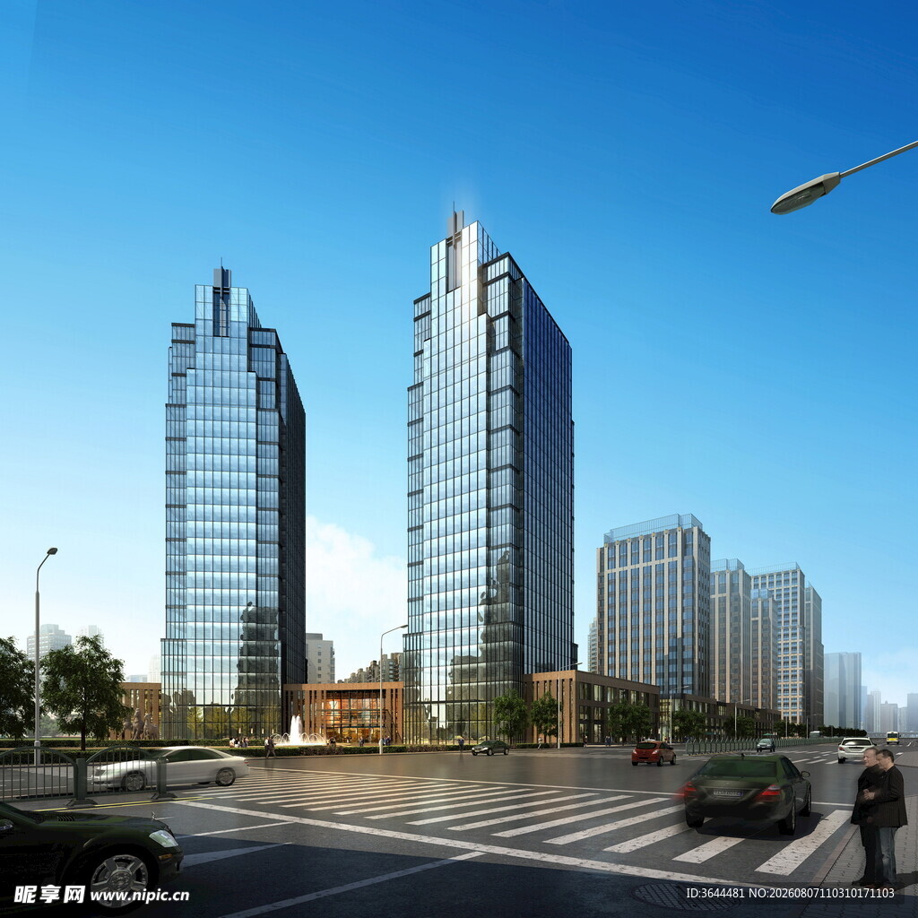 现代都市高楼景观