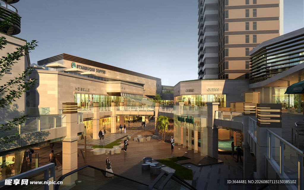 现代都市商业建筑景观