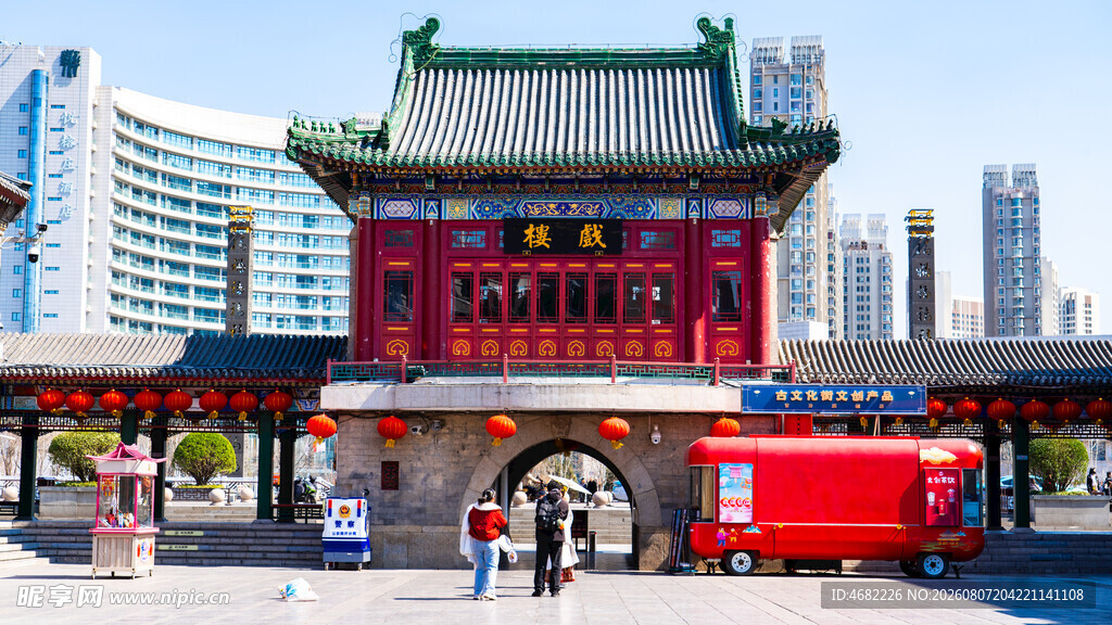 天津古文化街戏楼