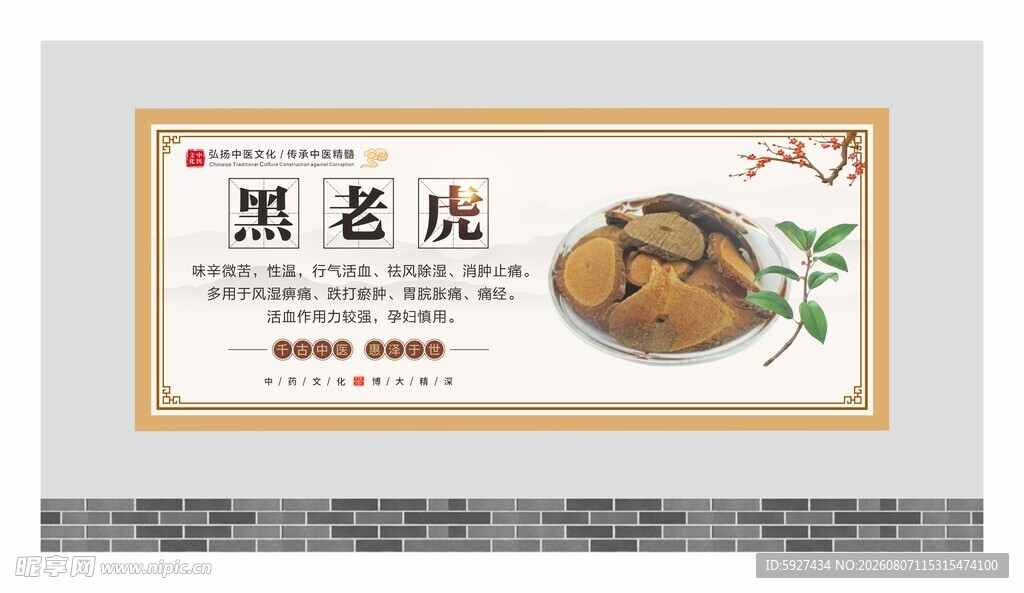 中药材展板 
