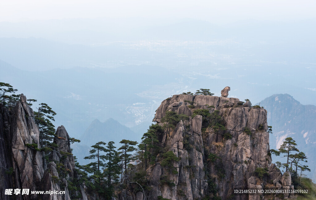 巍峨黄山奇峰
