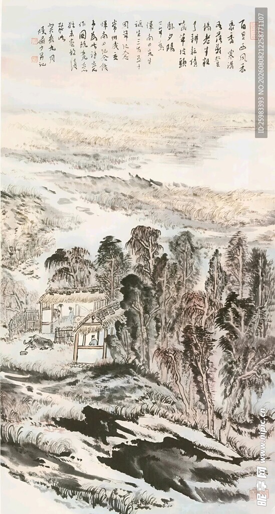 山野乡村图