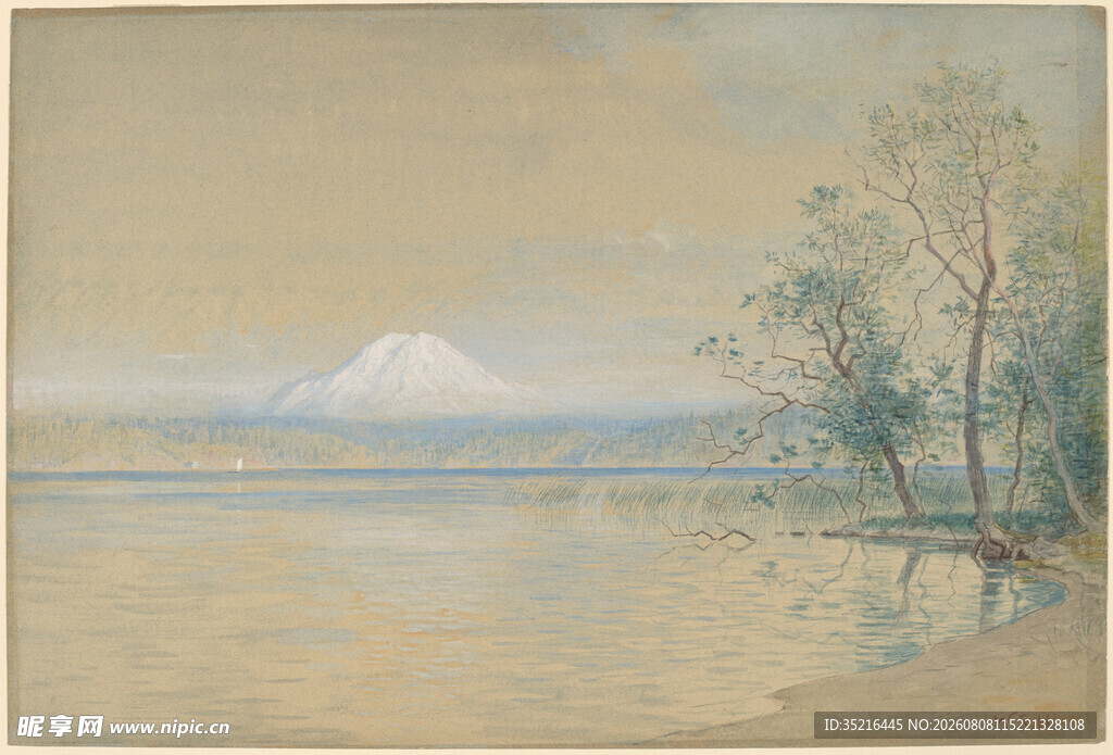 湖畔静景