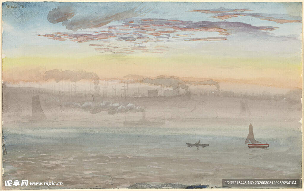 海上日出景象