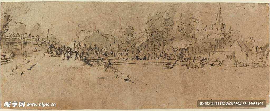 古代战争场景绘画