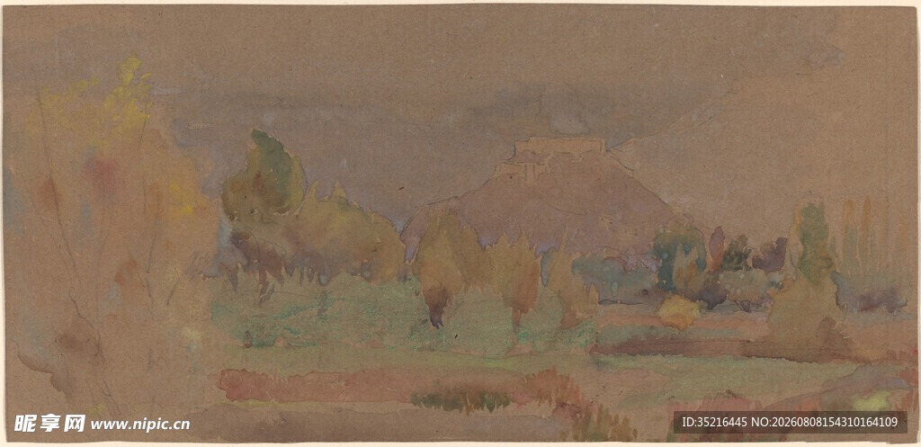 田园风景油画