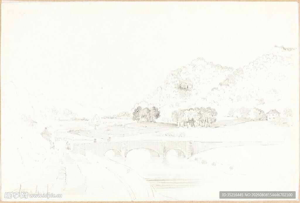 乡村风景素描