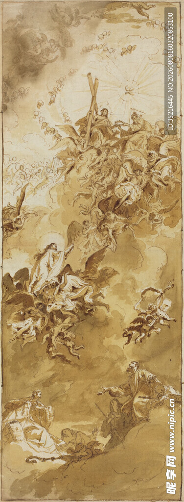 古代战争场景画作