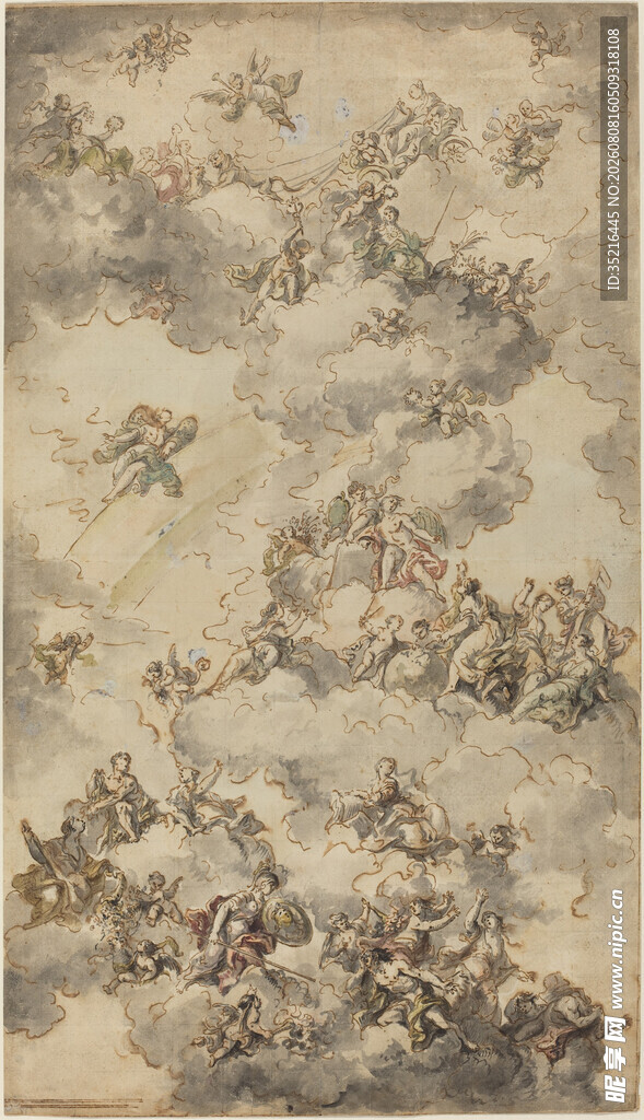 古代山水人物绘画作品