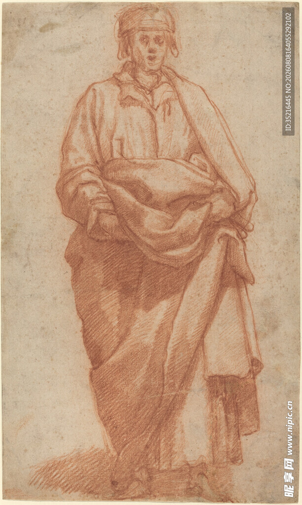 古典人物素描画像